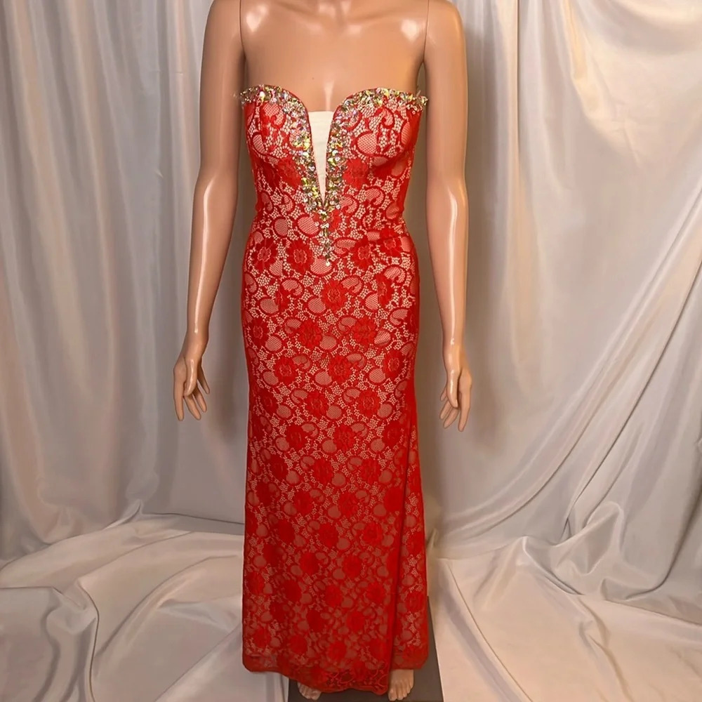 Dancing Queen Dress Gown Formal size XS Red